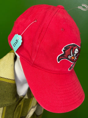 NFL Tampa Bay Buccaneers Logo Athletic Red Strapback Hat/Cap OSFM