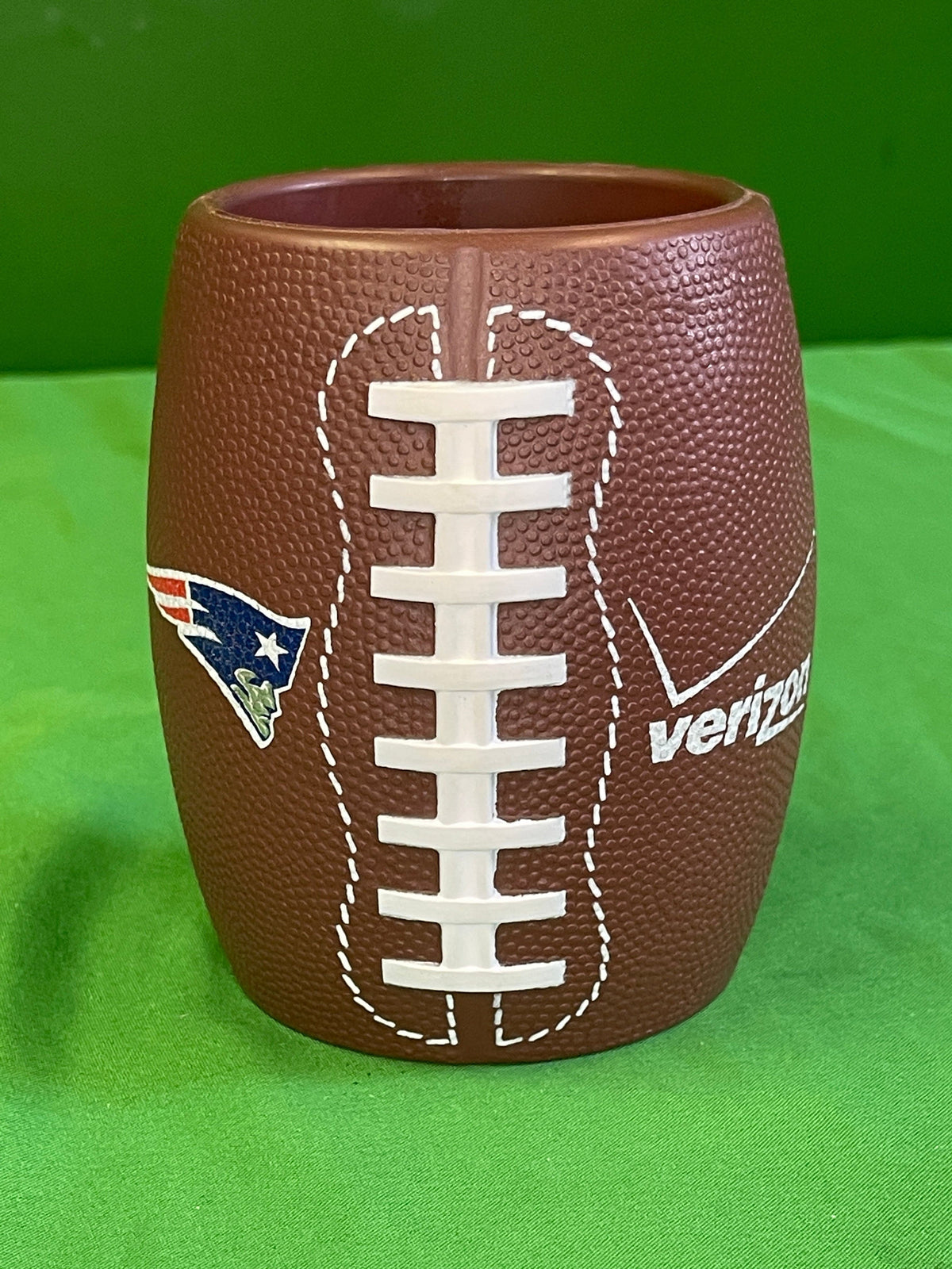 NFL New England Patriots Plastic Football Beer Can Cooler/Cosy
