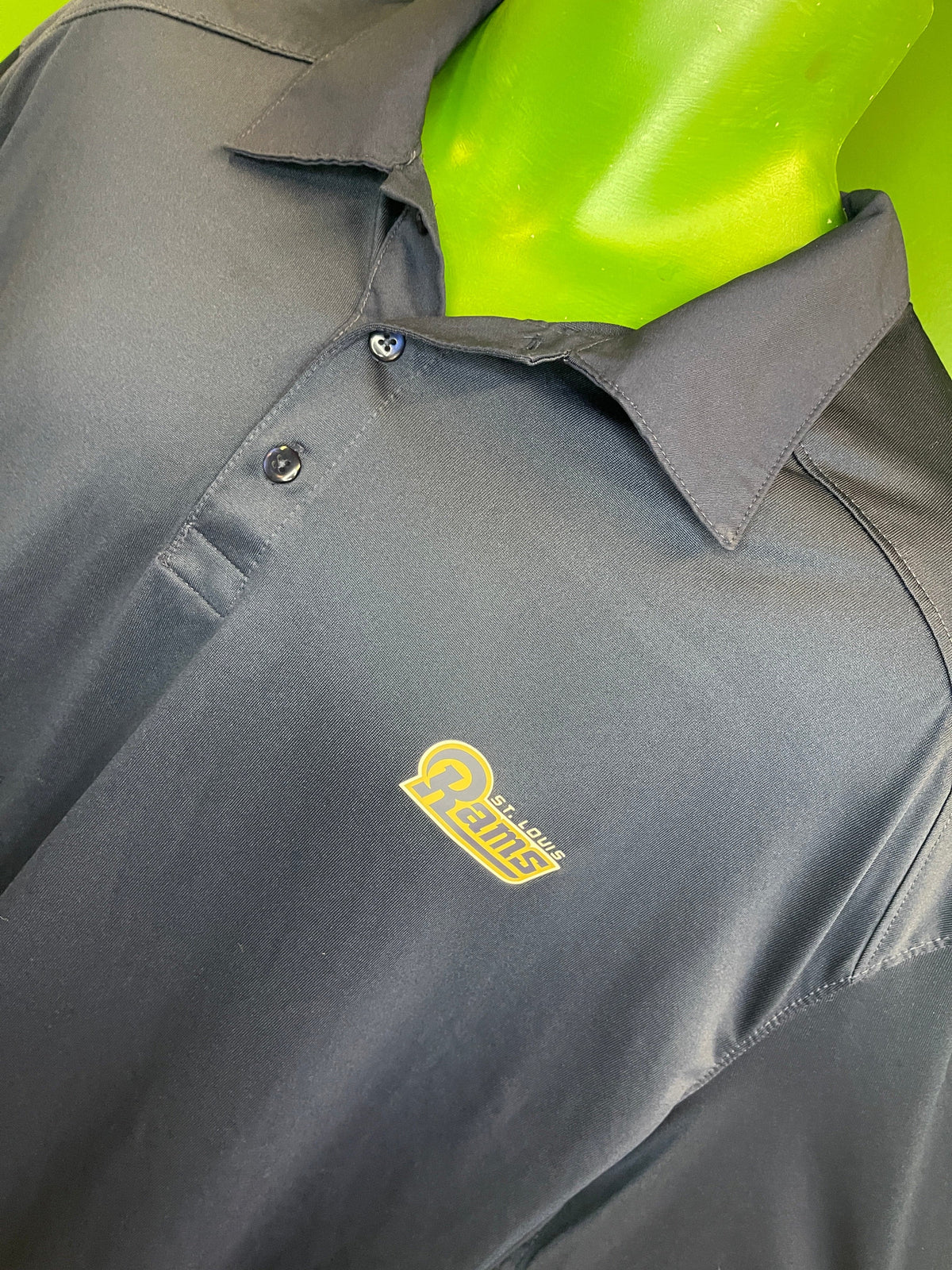 NFL St. Louis (Los Angeles) Rams Dri-Fit Golf Polo Shirt Men's X-Large