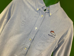 NFL Denver Broncos Antigua 100% Cotton Button-Up L/S Shirt Women's Medium