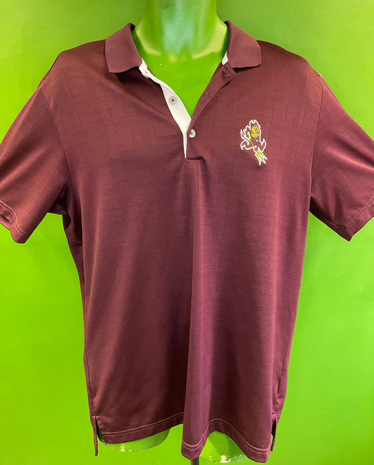NCAA Arizona State Sun Devils Climacool Golf Polo Shirt Men's Large