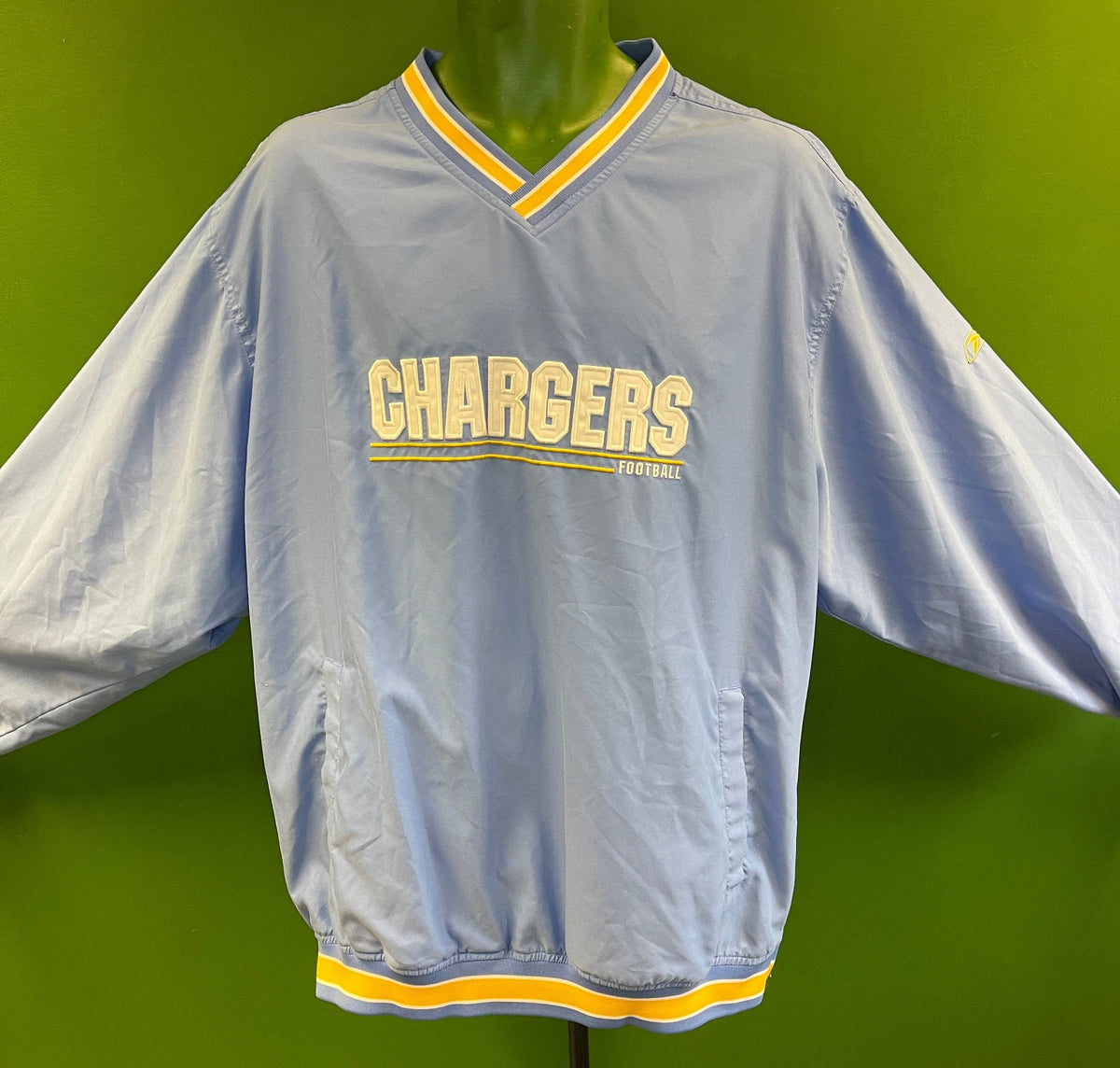 NFL Los Angeles Chargers Vintage Light Blue Pullover Men's Large