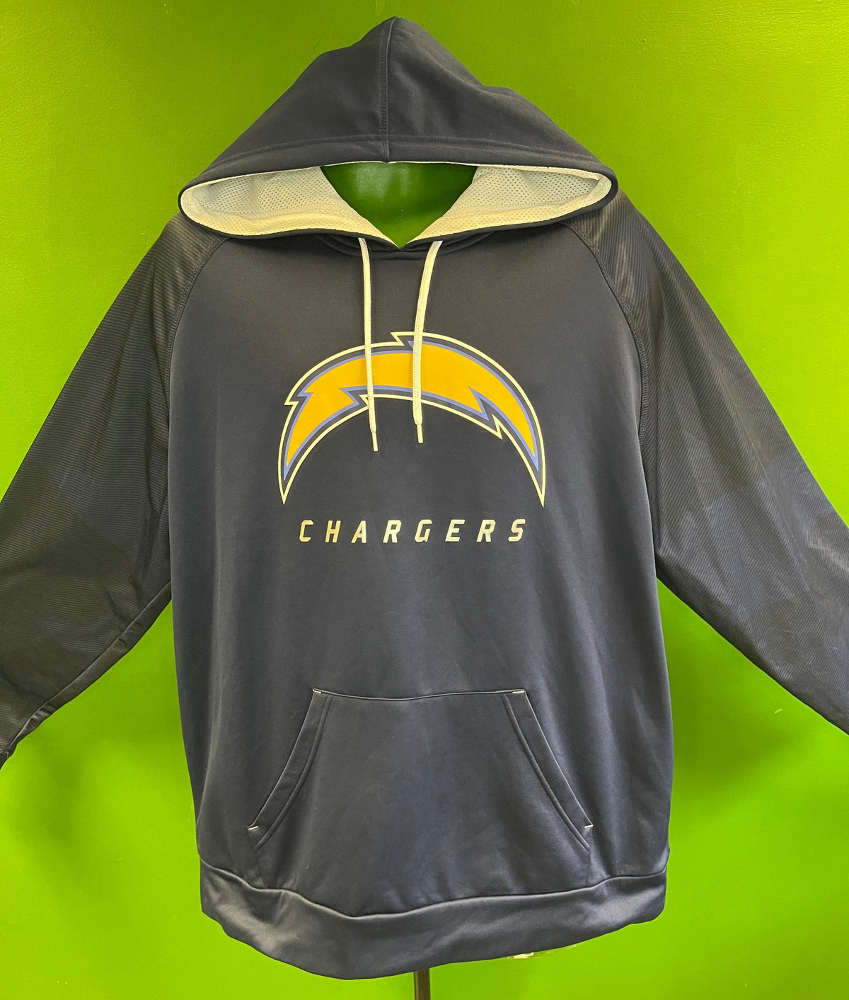 NFL Los Angeles Chargers Majestic Blue Pullover Hoodie Men's X-Large