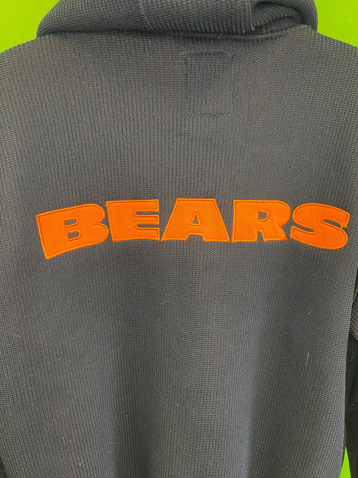 NFL Chicago Bears GIII Blue Rib Knit Full-Zip Hoodie/Jacket Men's X-Large