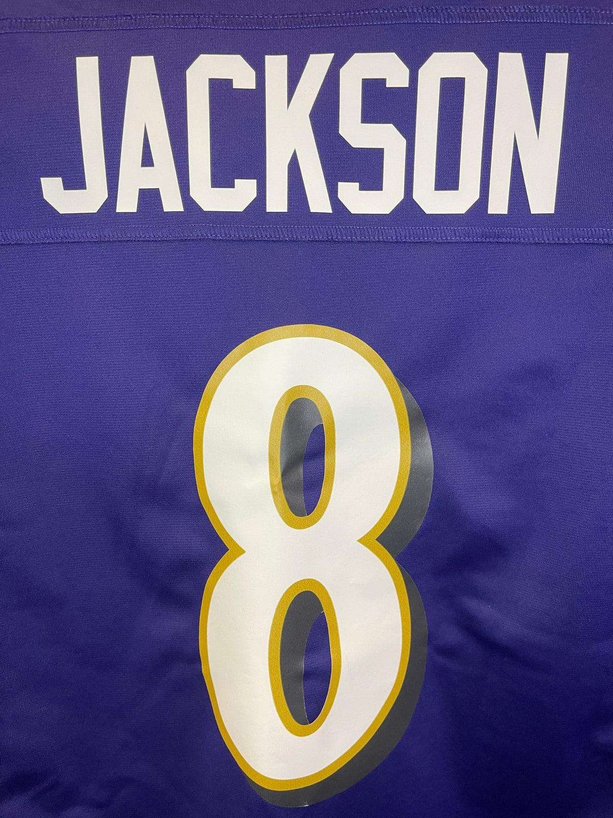 NFL Baltimore Ravens Lamar Jackson #8 Game Jersey Men's Medium NWOT