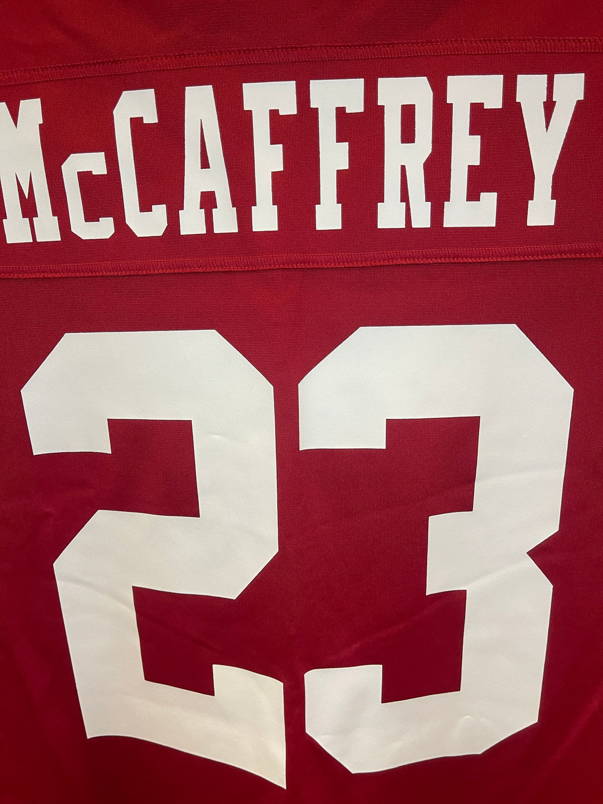 NFL San Francisco 49ers Christian McCaffrey Game Jersey Men's 2X-Large NWT