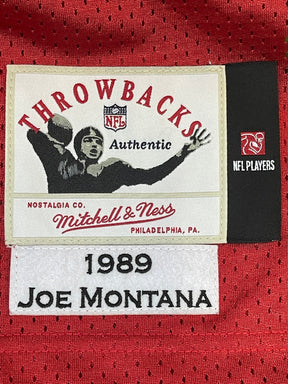 NFL San Francisco 49ers Montana #19 Mitchell/Ness Stitched Jersey Men's 4XL NWT