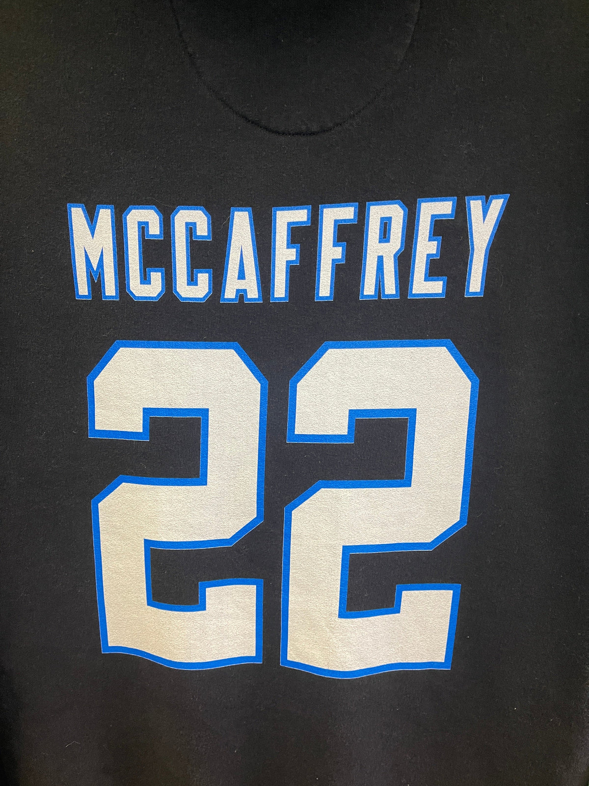 NFL Carolina Panthers Christian McCaffrey #22 Fanatics Pullover Hoodie Men's Large