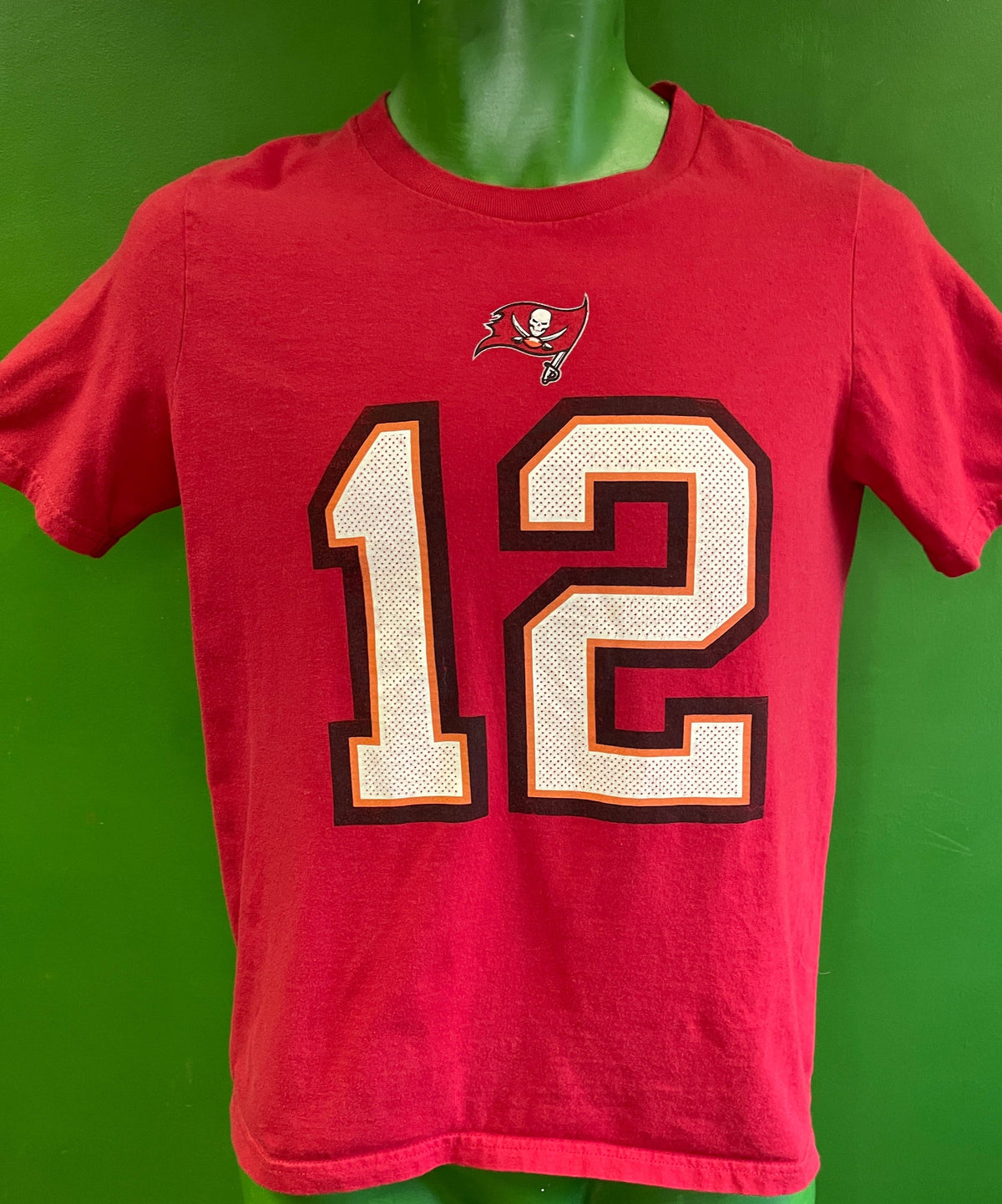 NFL Tampa Bay Buccaneers Tom Brady #12 T-Shirt Youth Large 14-16