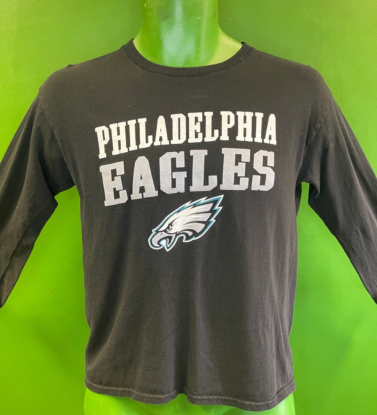 NFL Philadelphia Eagles 100% Cotton L/S T-Shirt Youth Large 14-16