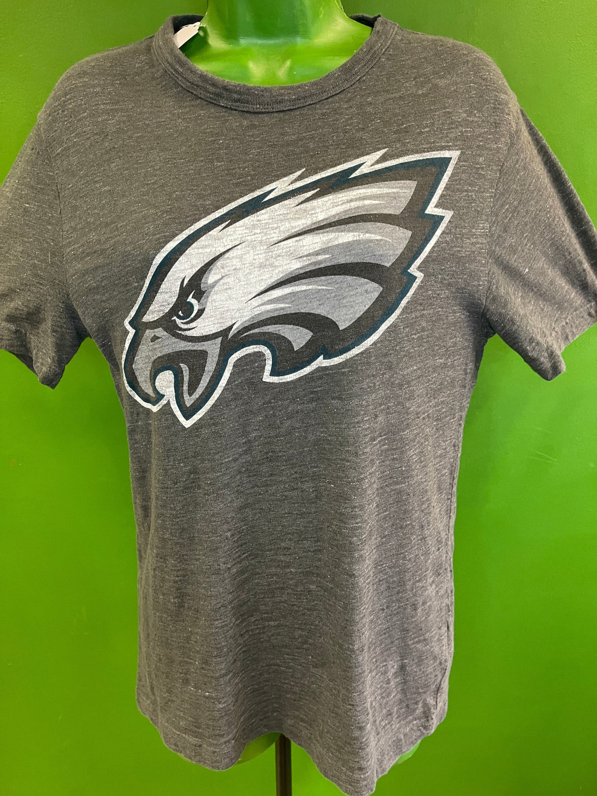 NFL Philadelphia Eagles Majestic Slubbed Grey T-Shirt Men's Small