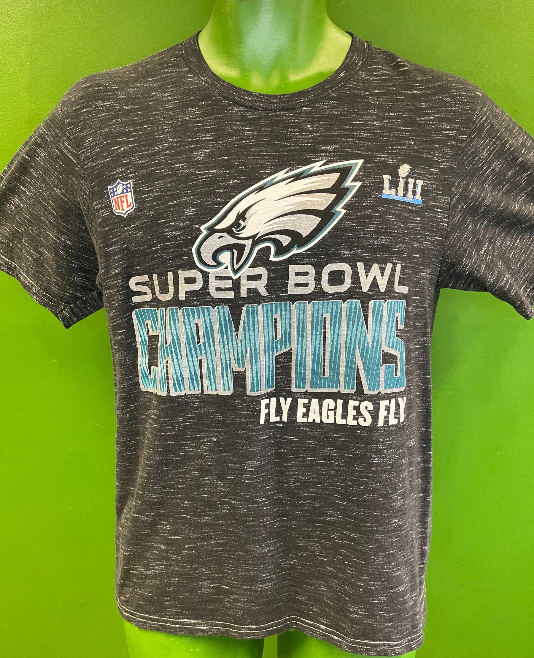 NFL Philadelphia Eagles Fanatics Super Bowl LII Space Dye T-Shirt Men's Small