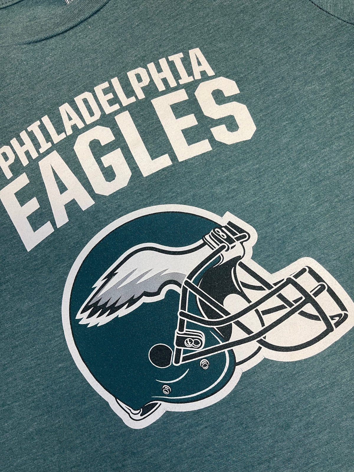 NFL Philadelphia Eagles Helmet T-Shirt Youth Small 6-7