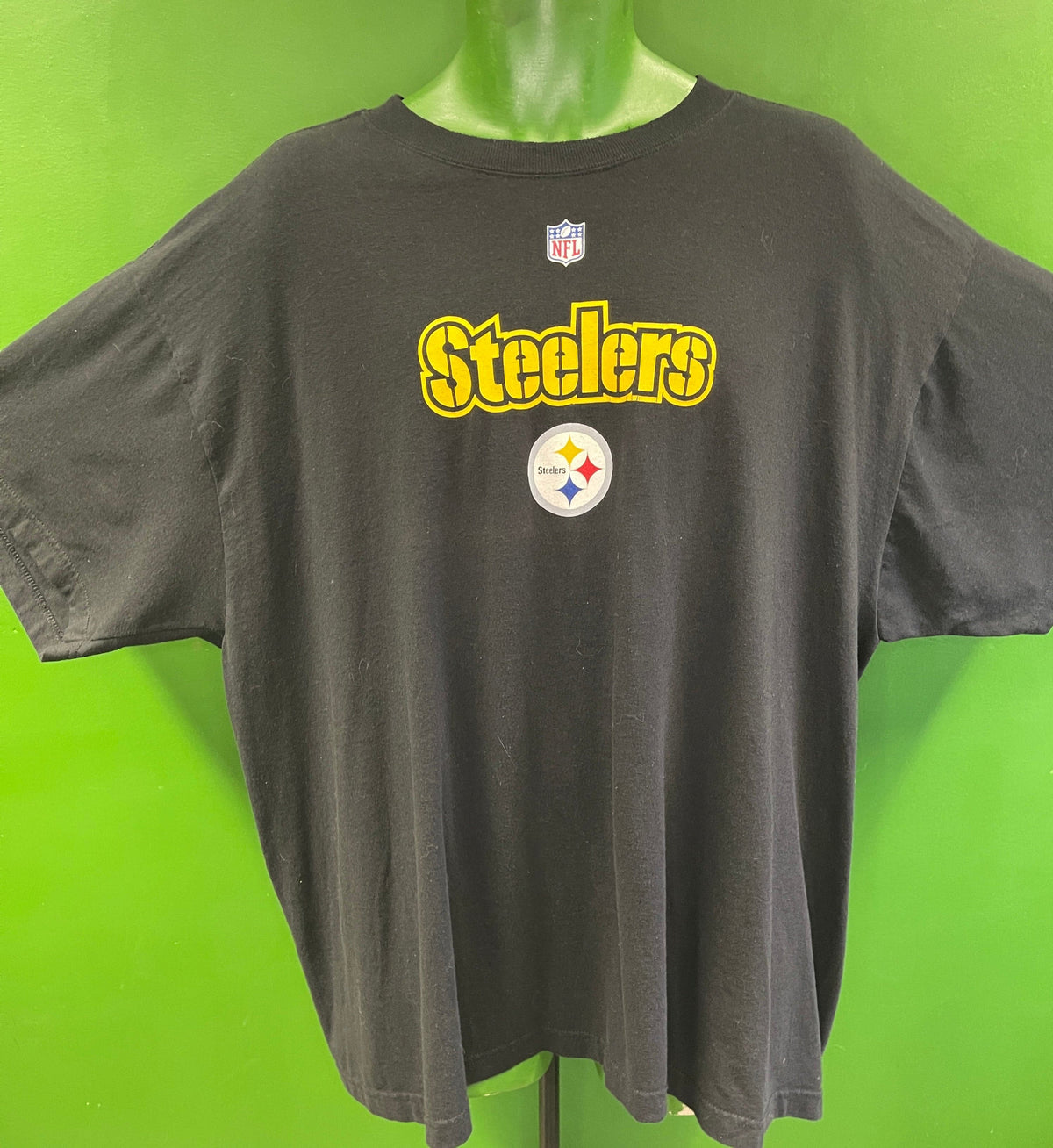 NFL Pittsburgh Steelers Black T-Shirt Men's 2X-Large