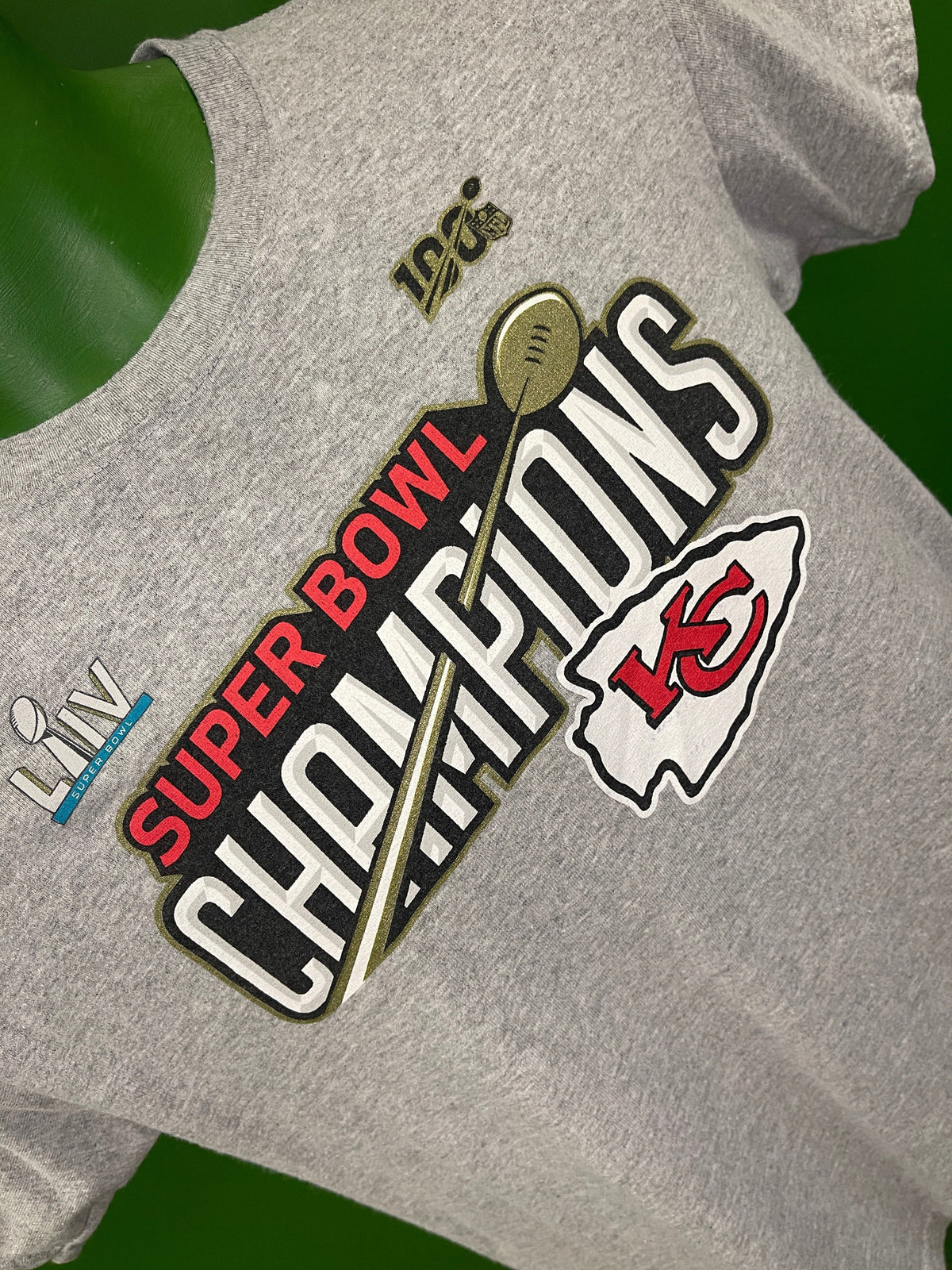 NFL Kansas City Chiefs Fanatics Super Bowl LIV T-Shirt Youth Medium 10-12
