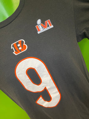 NFL Cincinnati Bengals Joe Burrow #9 Super Bowl LVI T-Shirt Youth Large 14-16