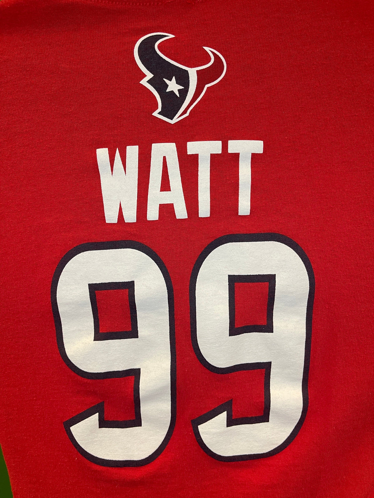 NFL Houston Texans J J Watt #99 100% Cotton T-Shirt Youth Medium 10-12