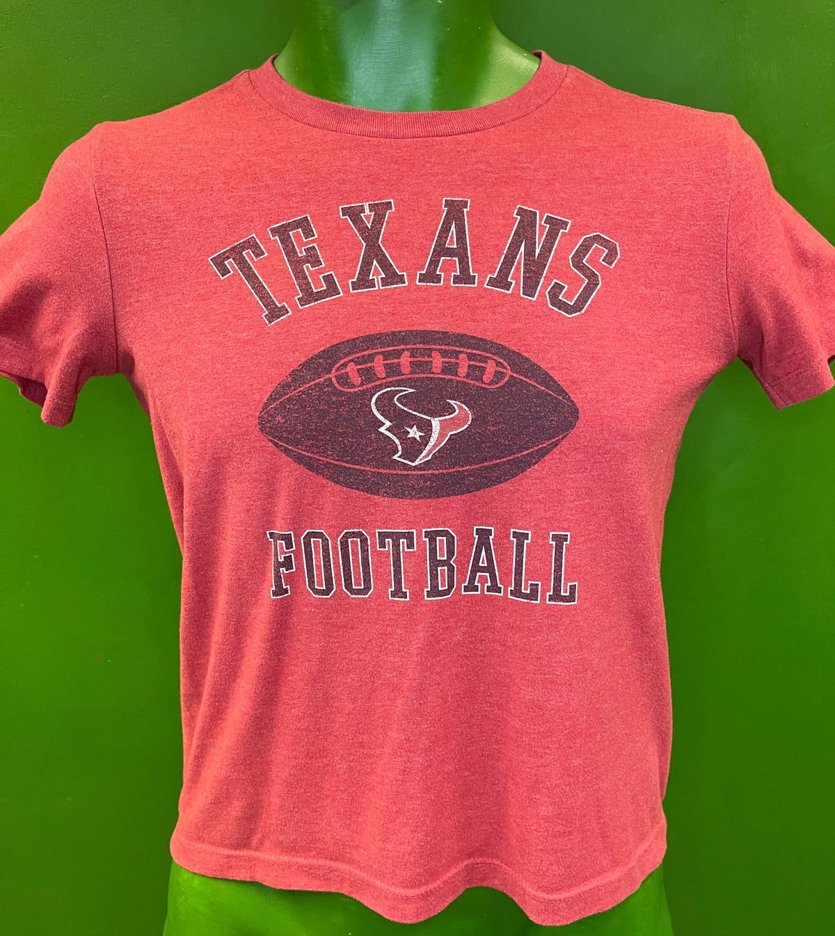 NFL Houston Texans Red Weathered T-Shirt Youth Small 8