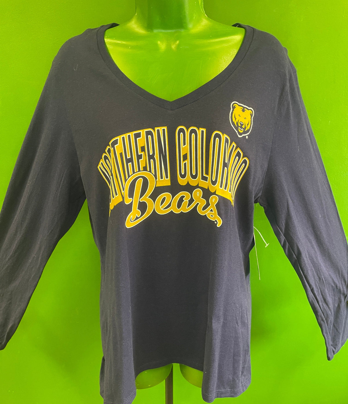 NCAA Northern Colorado Bears Russell L/S T-Shirt Women's Large NWT