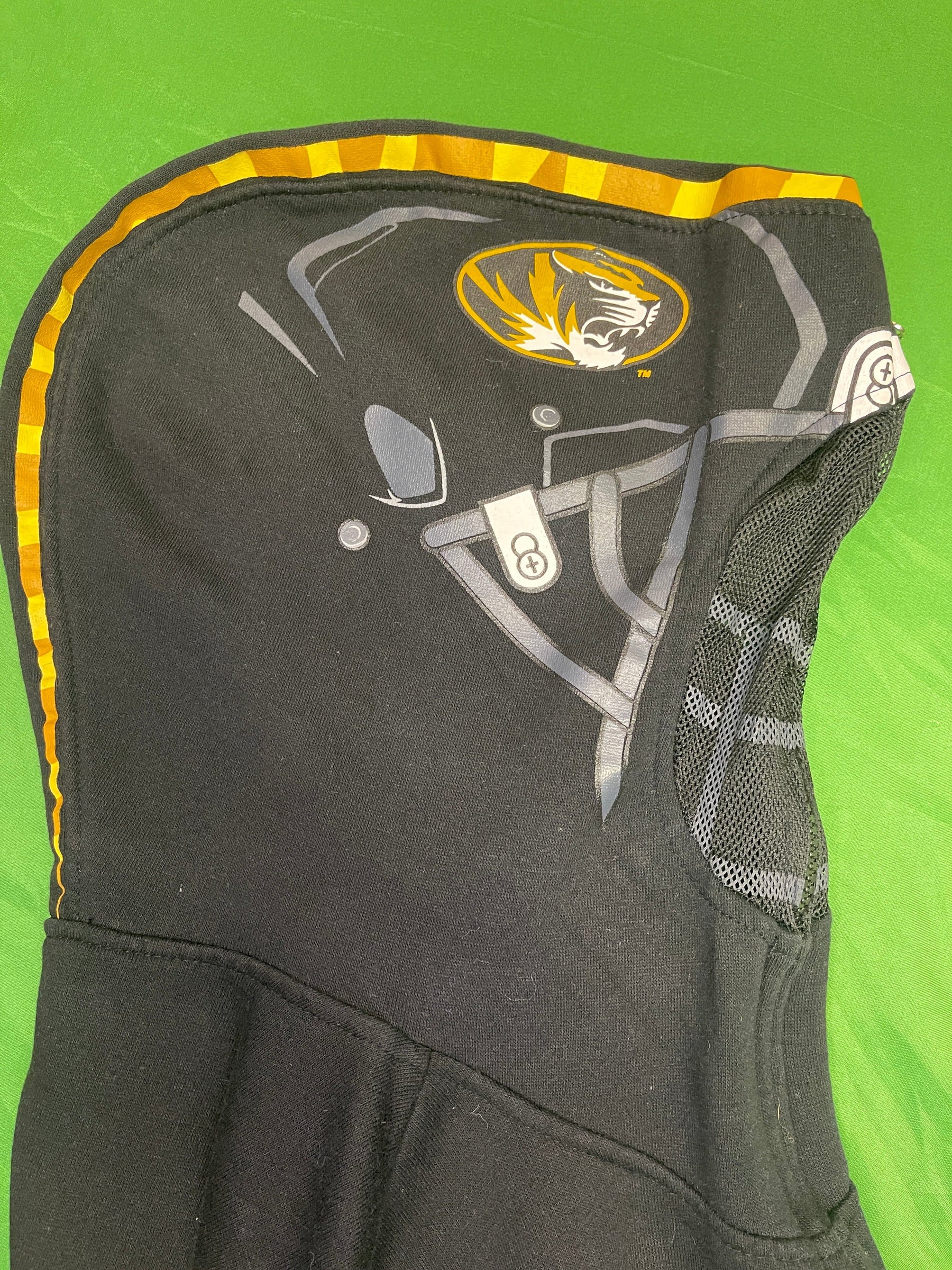 NCAA Missouri Tigers Helmet Style Full-Zip Hoodie Youth Large 14-16
