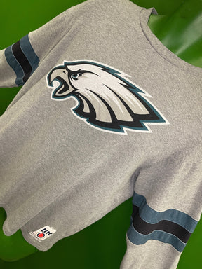 NFL Philadelphia Eagles Miller Lite Soft Heathered Grey Sweatshirt Men's Medium