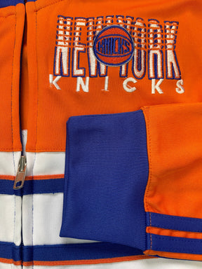 NBA New York Knicks Striped Full-Zip Jacket Youth Large 14-16