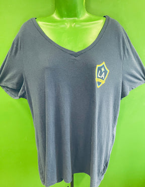MLS LA Galaxy V-Neck T-Shirt Women's 2X-Large