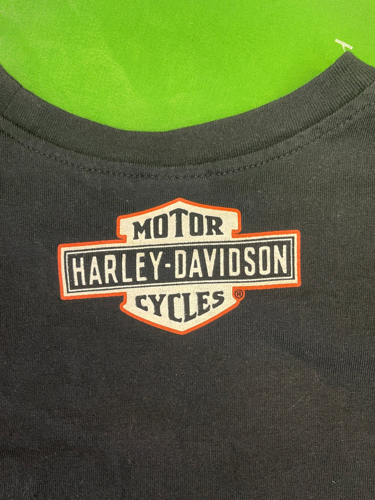 Harley Davidson Black Stitched L/S T-Shirt Youth Small