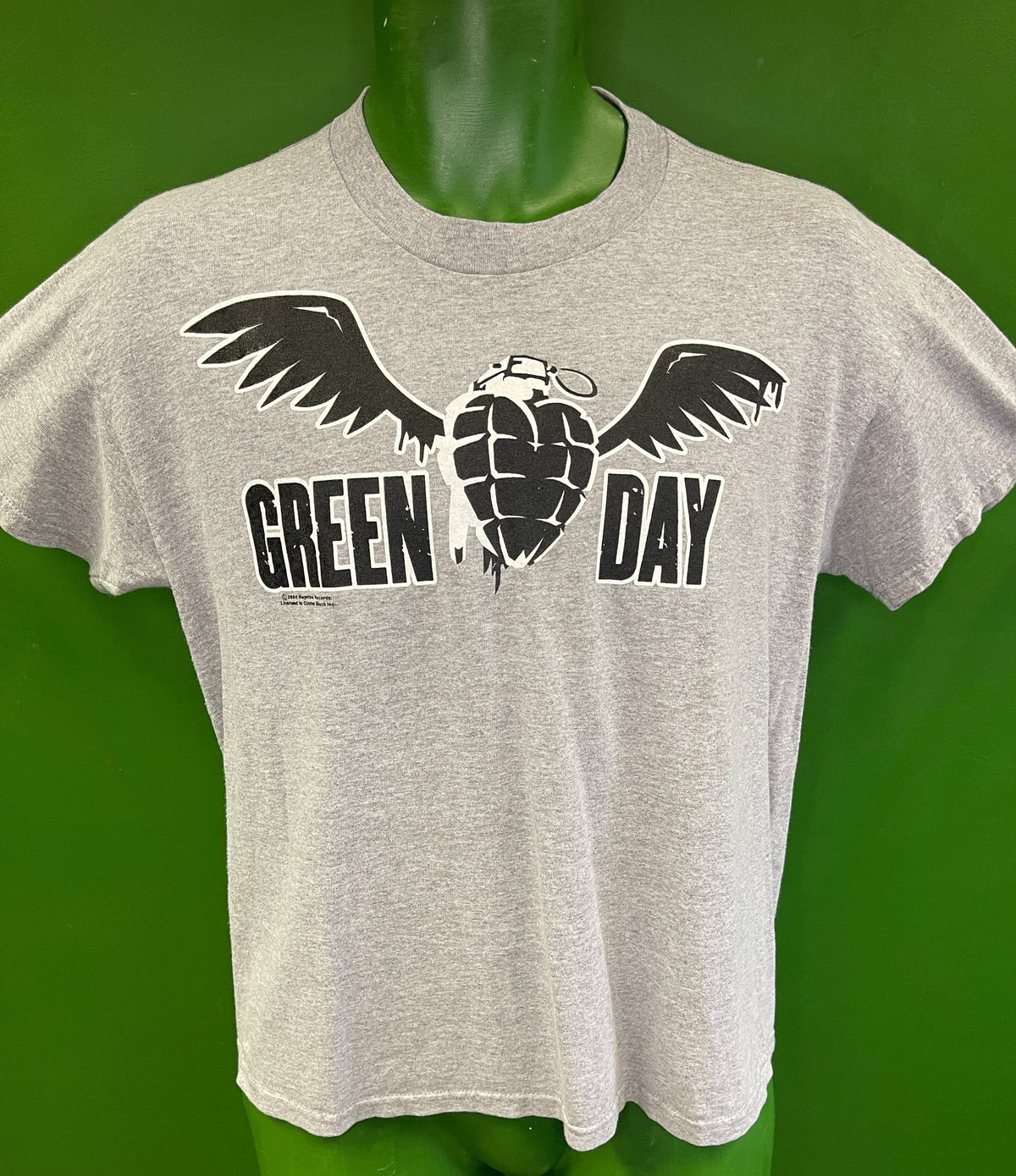 GREEN DAY Heathered Grey Band T-Shirt Youth Large 14-16