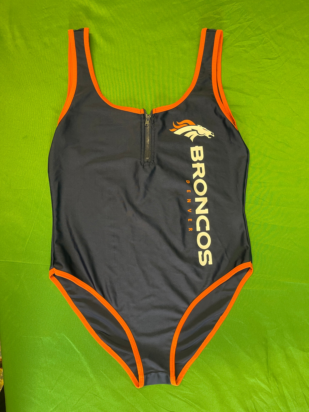 NFL Denver Broncos One Piece Swimsuit Swimming Costume Women's Large