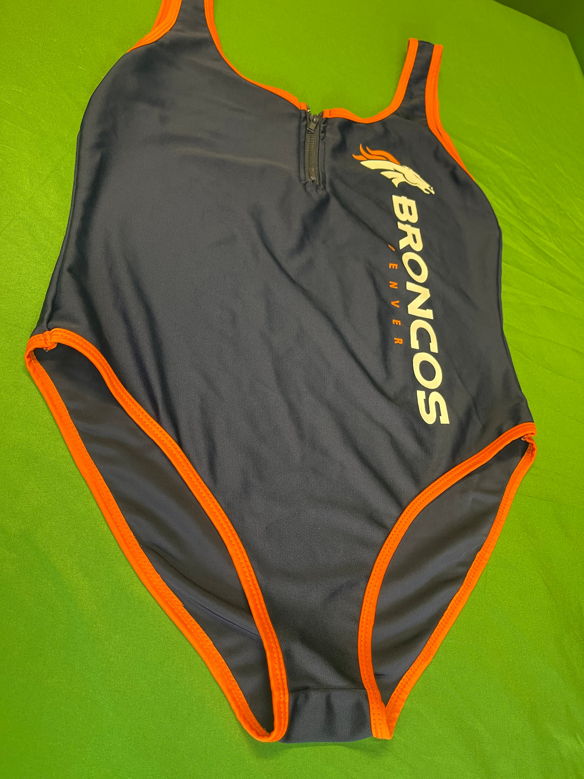 NFL Denver Broncos One Piece Swimsuit Swimming Costume Women's Large