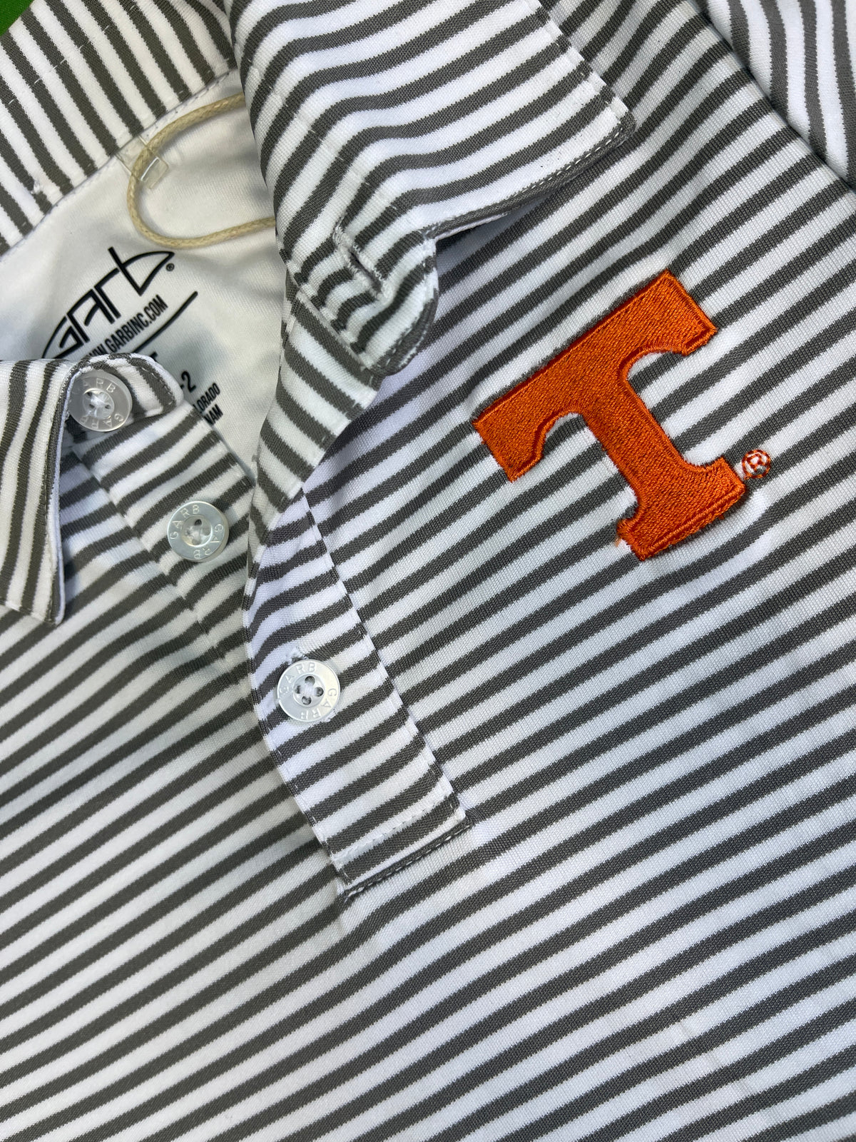NCAA Tennessee Volunteers Striped Polo Shirt Toddler 2T NWT