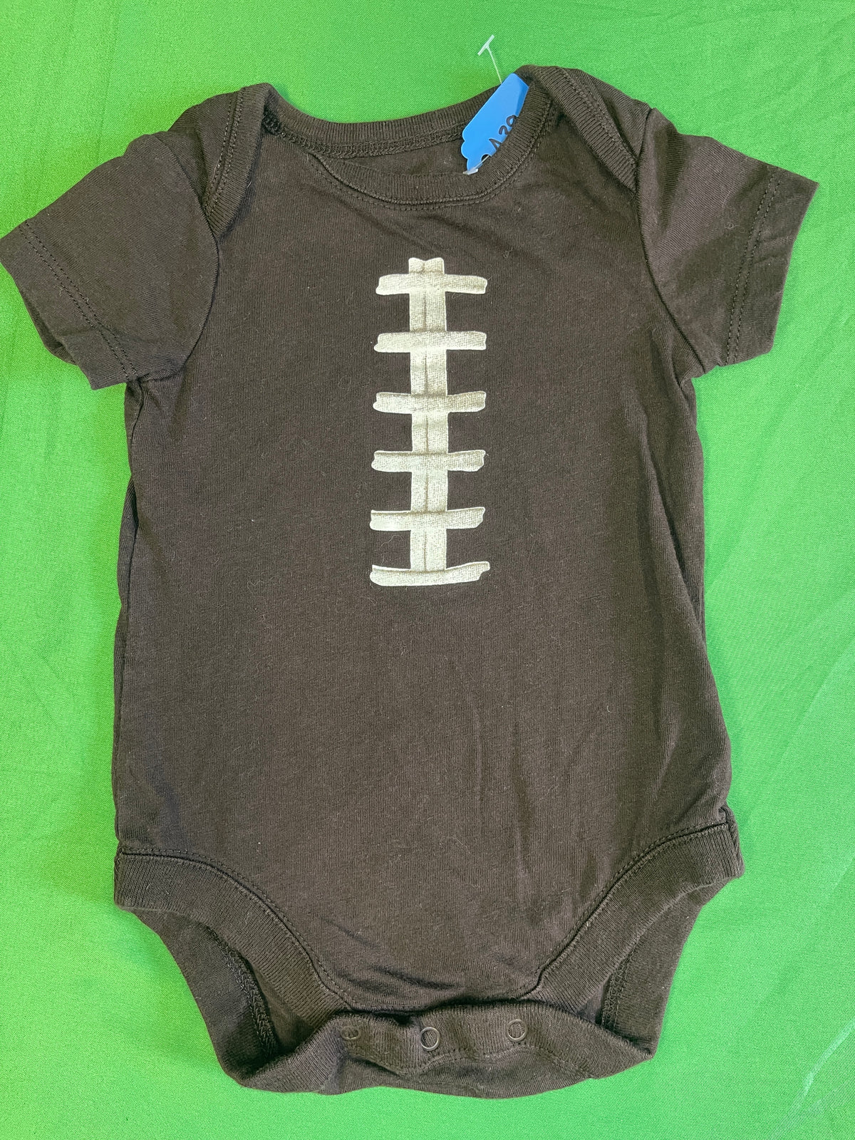 American Football Pigskin Style Bodysuit/Vest Infant Baby 0-3 Months