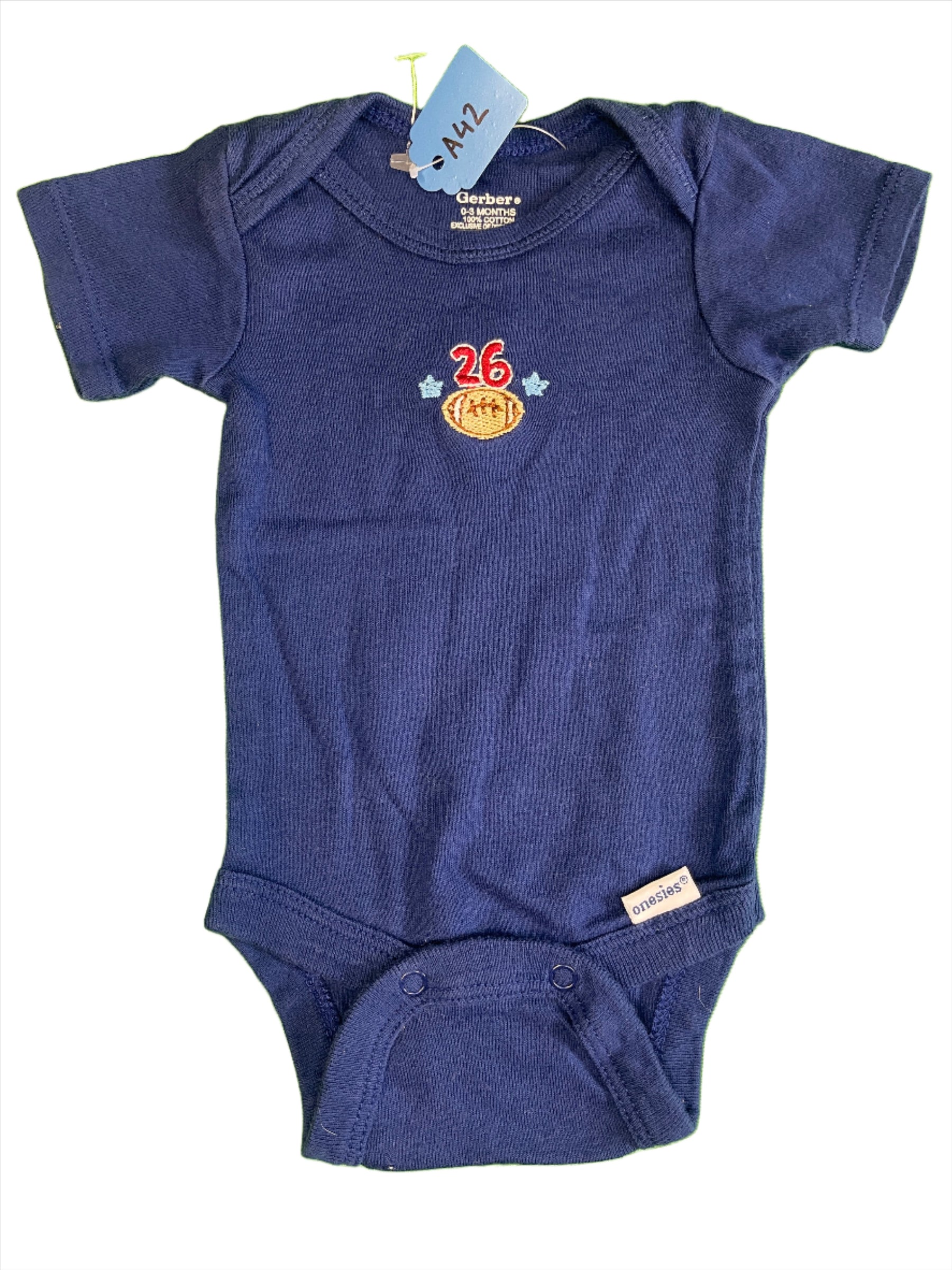 American Football #26 Bodysuit/Vest Infant Baby 0-3 Months