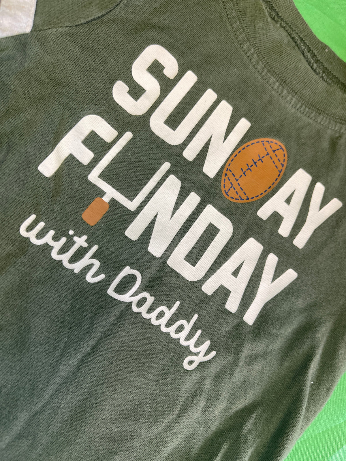 American Football "Sunday Funday with Daddy" Bodysuit/Vest 18 Months