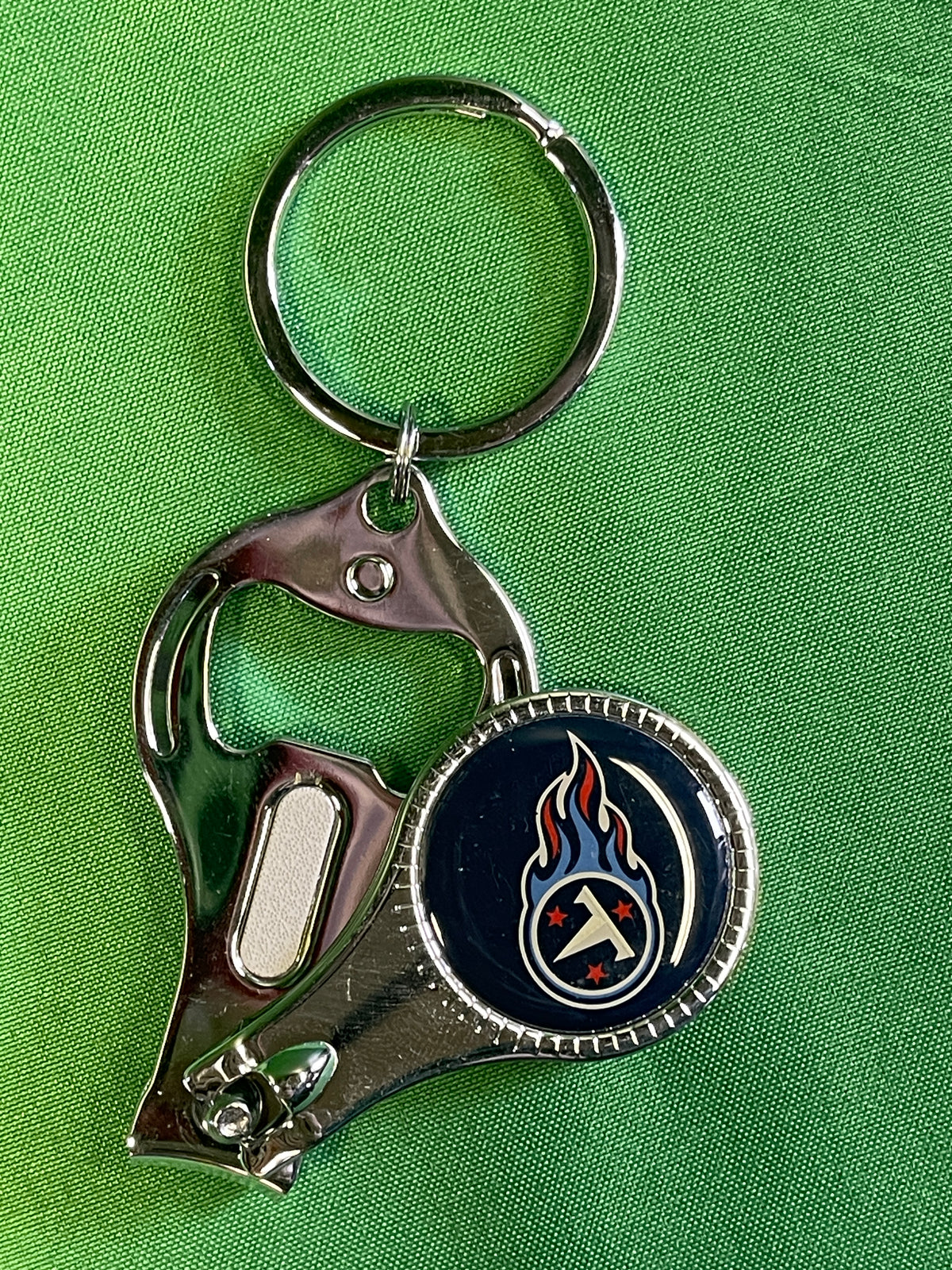NFL Tennessee Titans 3-in-1 Keychain Opener Nail Clippers NWT