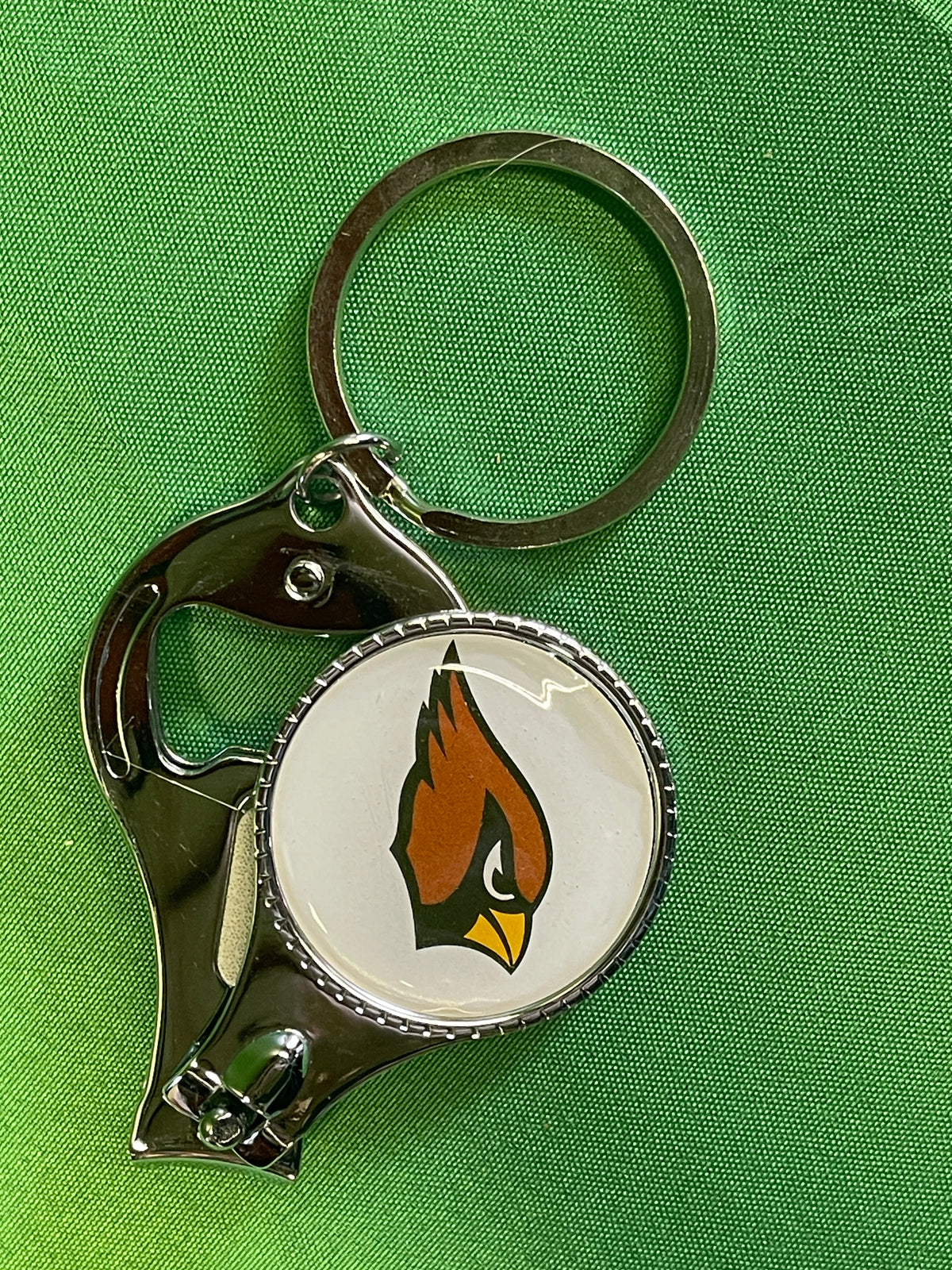 NFL Arizona Cardinals 3-in-1 Keychain Opener Nail Clippers NWT