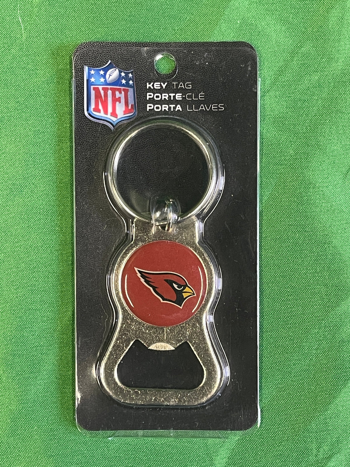 NFL Arizona Cardinals Key Ring Bottle Opener NWT