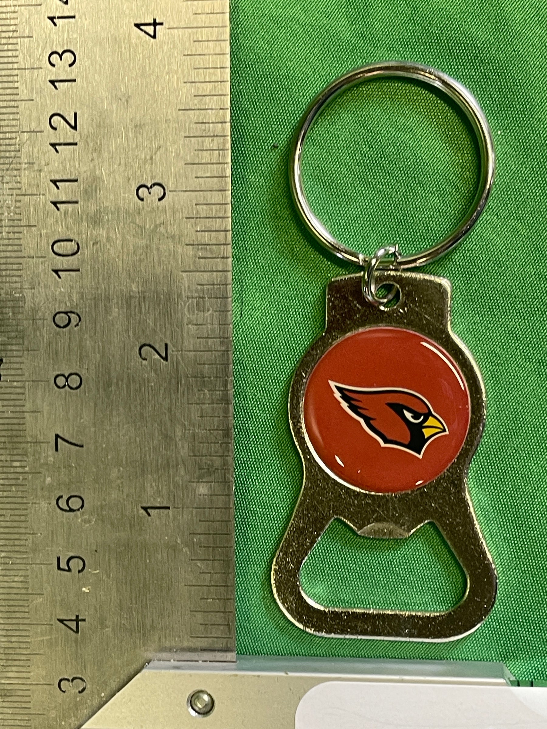 NFL Arizona Cardinals Key Ring Bottle Opener NWT