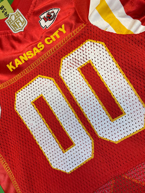 NFL Kansas City Chiefs #00 Red Mesh Dog Jersey Size Large