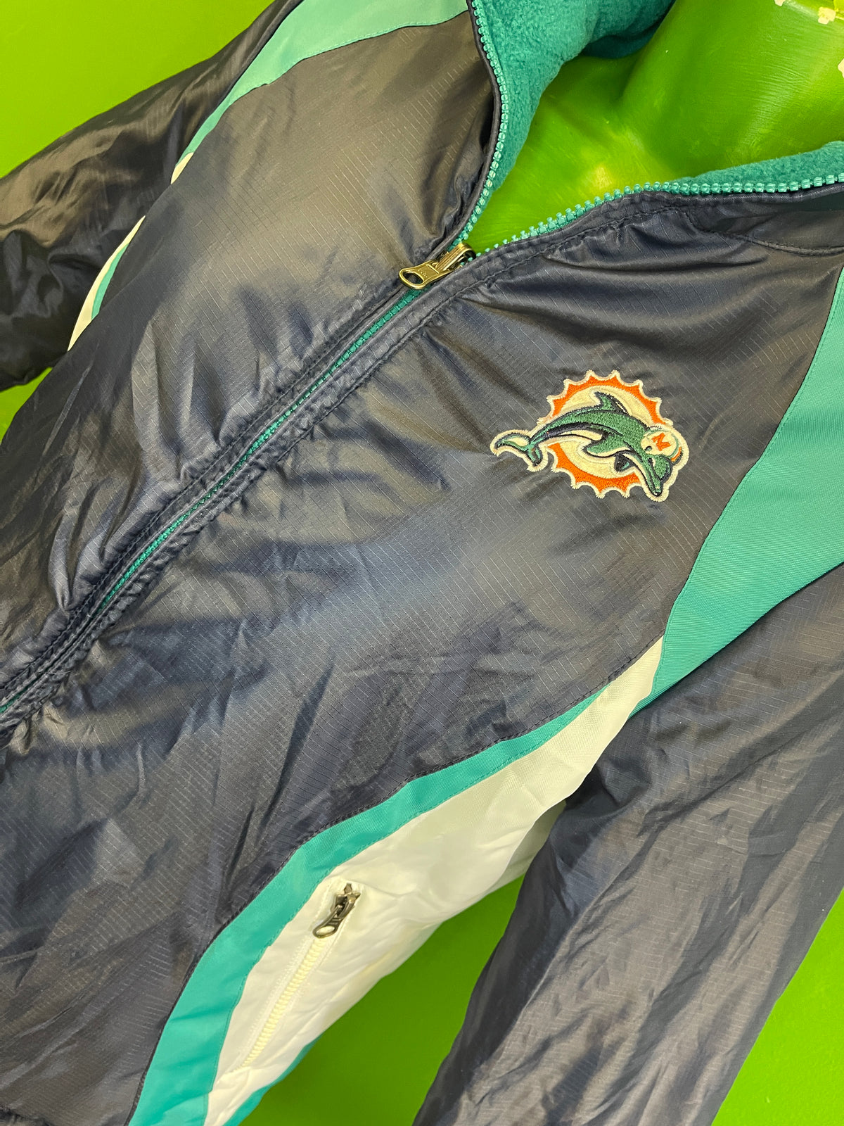 NFL Miami Dolphins GIII Reversible Water Resistant/Fleece Coat Women's Small