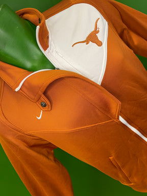 NCAA Texas Longhorns Orange Full-Zip Jacket Men's Small