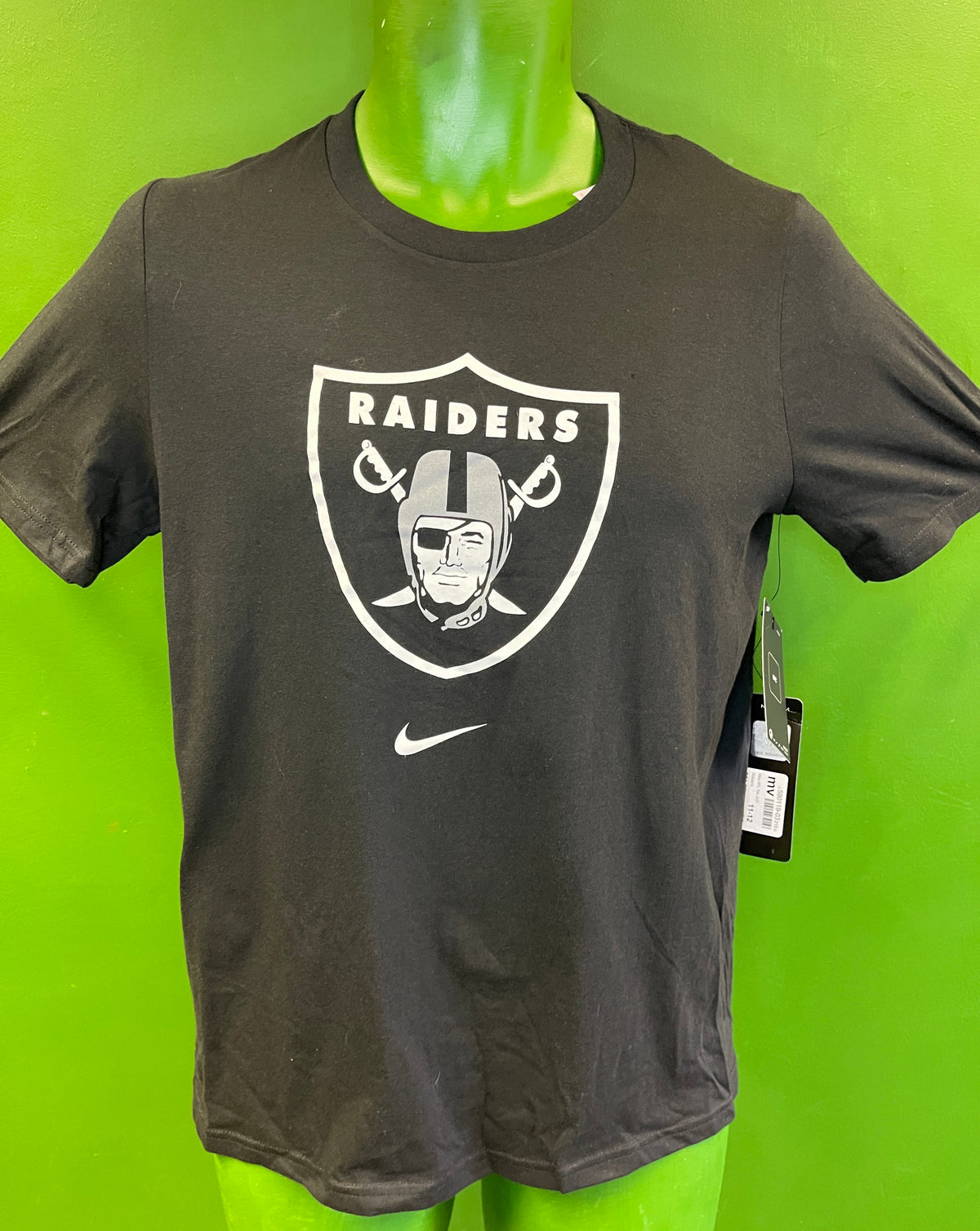 NFL Las Vegas Raiders 100% Cotton T-Shirt Youth Large 14-16