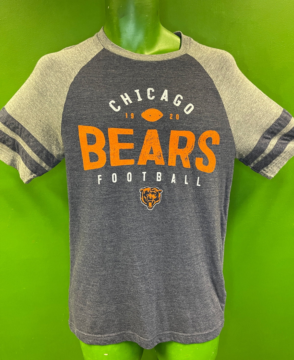 NFL Chicago Bears Pro Line Fanatics Raglan Sleeve T-Shirt Men's Small