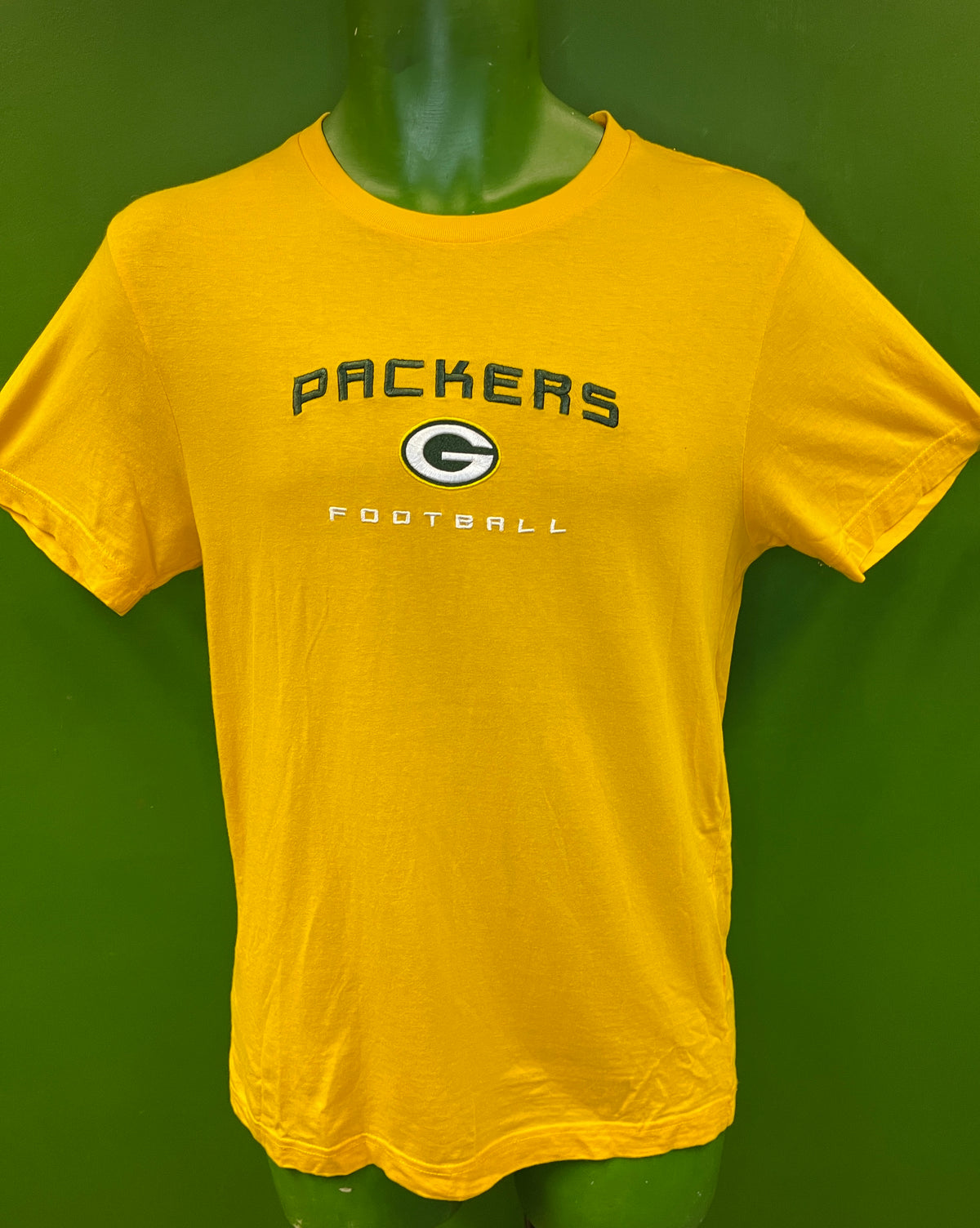 NFL Green Bay Packers 100% Cotton Stitched T-Shirt Men's Small