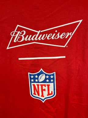 NFL Budweiser 100% Cotton T-Shirt Men's Large