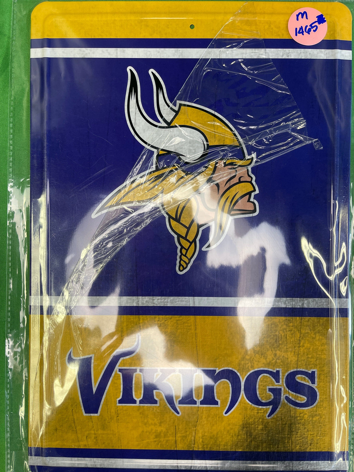 NFL Minnesota Vikings 8" x 12" Team Tin Sign NWT