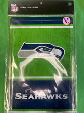 NFL Seattle Seahawks 8" x 12" Team Tin Sign NWT