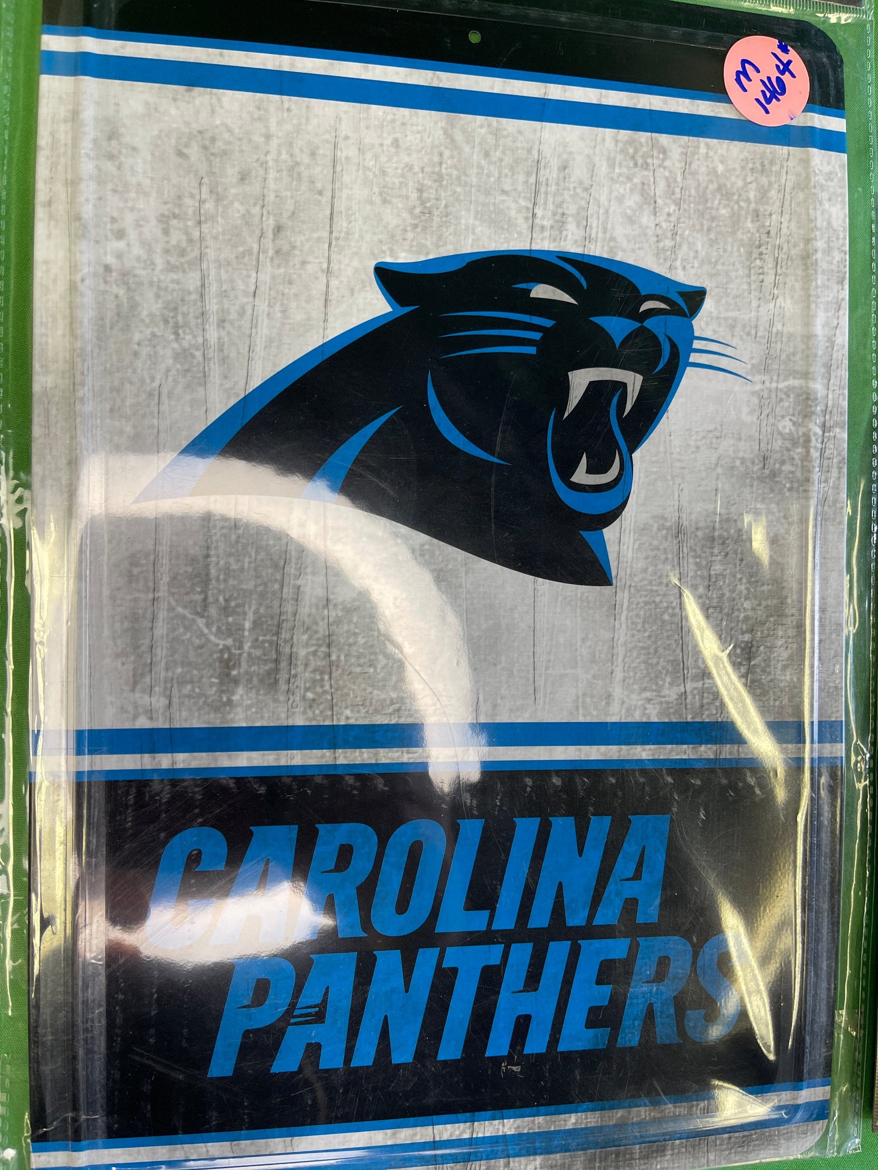 NFL Carolina Panthers 8" x 12" Team Tin Sign NWT