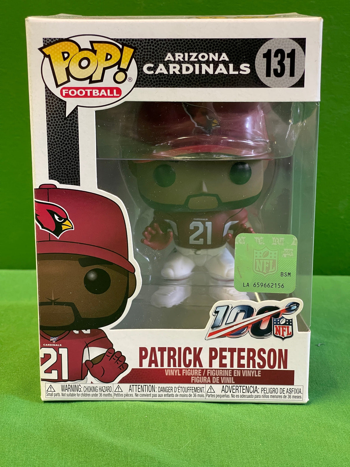 NFL Arizona Cardinals Patrick Peterson #21 Collectable Funko Pop NWT